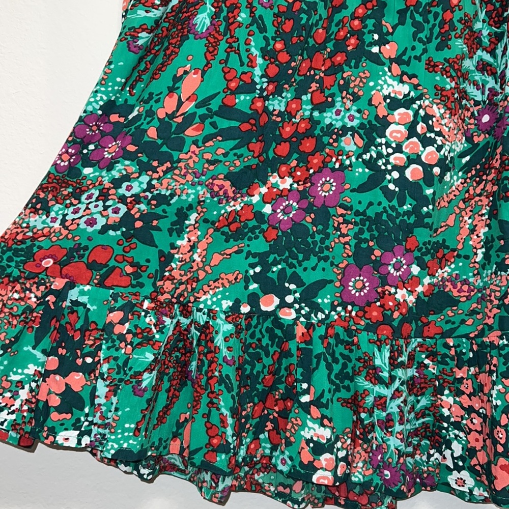 Banjanan Liberty Floral Tie Neck Mini Dress - Picture 9 of 11